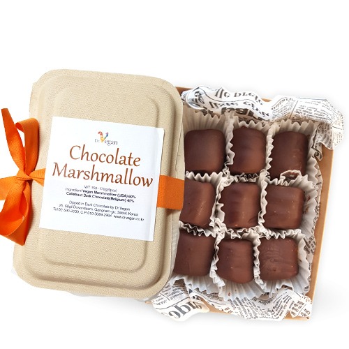 디핑 마시멜로우 초콜릿(다크54.5%, 10개, 약180g) / 수제 비건초콜릿, 초코렛 신선식품 냉장배송