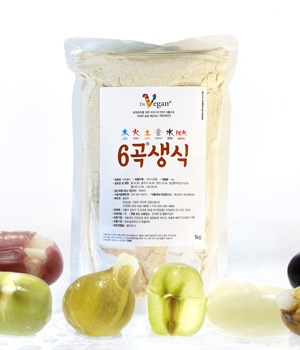 6 곡물 생식1kg / 6곡 생식가루 다이어트 비건식품 닥터비건 선식, 다이어트간식, 곡식가루